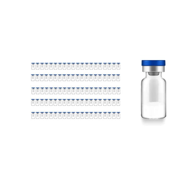 Borox Kapaklı Tıpalı Cam Şişe 10ml - Crimp Vial ND20 - Şeffaf - Dibi Düz - 100 Adet Toptan