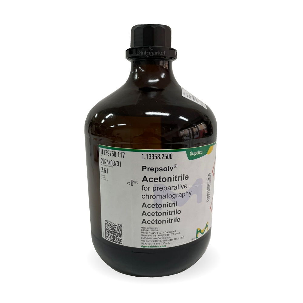 Merck 113358 Asetonitril 2.5L - Acetonitrile for preparative chromatography Prepsolv®