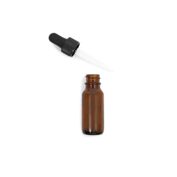 Borox Cam Damlatma Şişe 30ml - Amber Damlalıklı Şişe Kapaklı