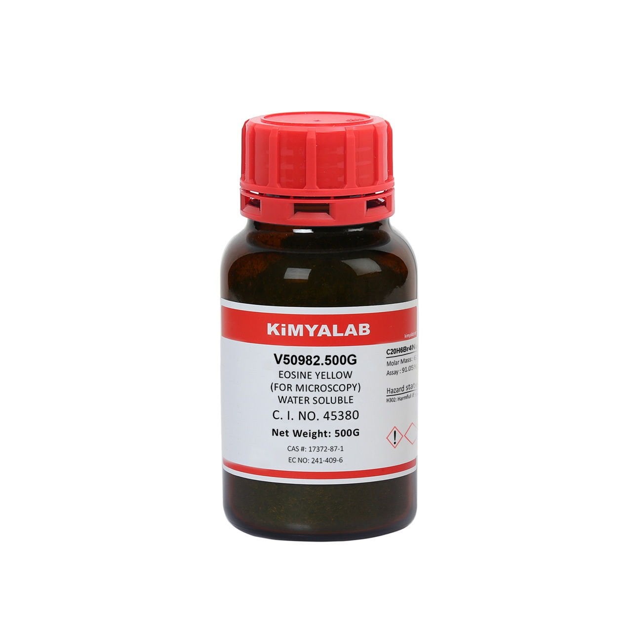 Kimyalab Eozin Sarısı 500g - Eosine Yellow For Microscopy Water Soluble
