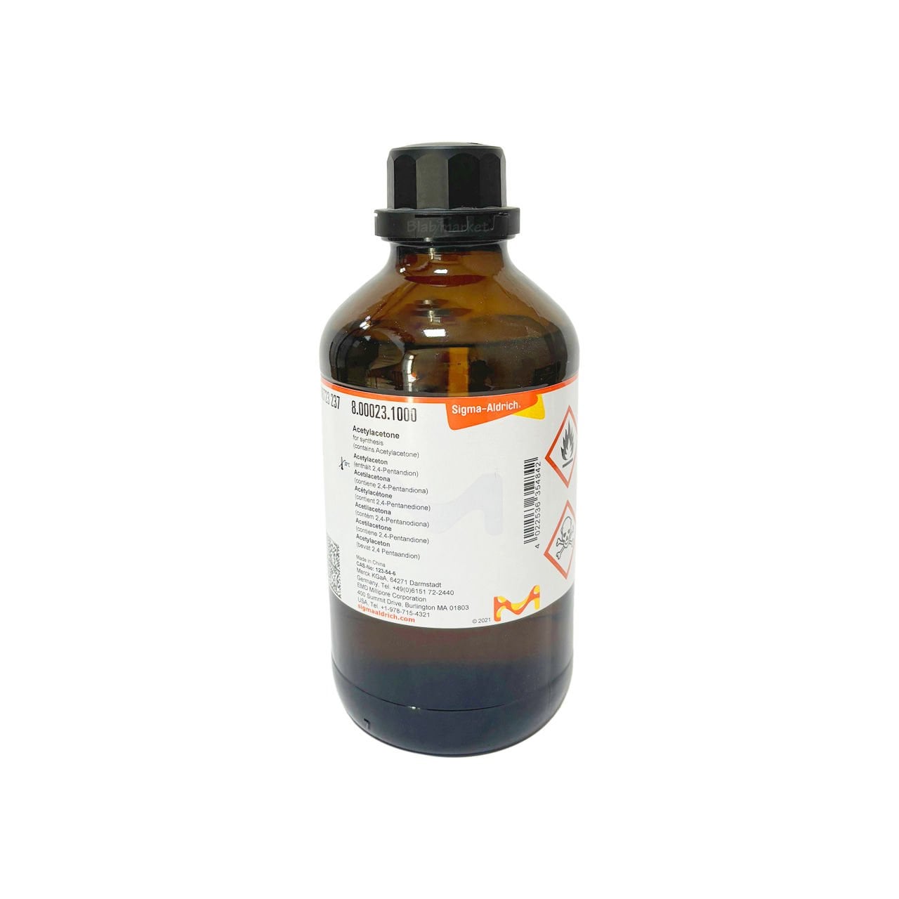 Merck 800023 Asetilaseton 1L - Acetylacetone For Synthesis