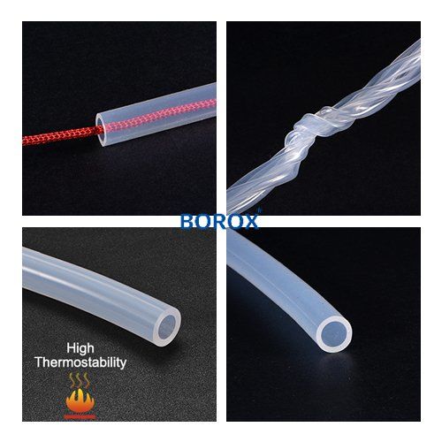 Borox Silikon Hortum 3x6mm - 10 metre - Translucent Silicone Hose