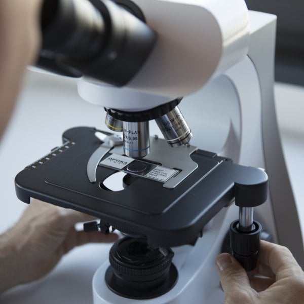 OPTIKA B-510PH Faz Kontrast Klinik Araştırma Mikroskobu - Trinoküler Mikroskop 1000x