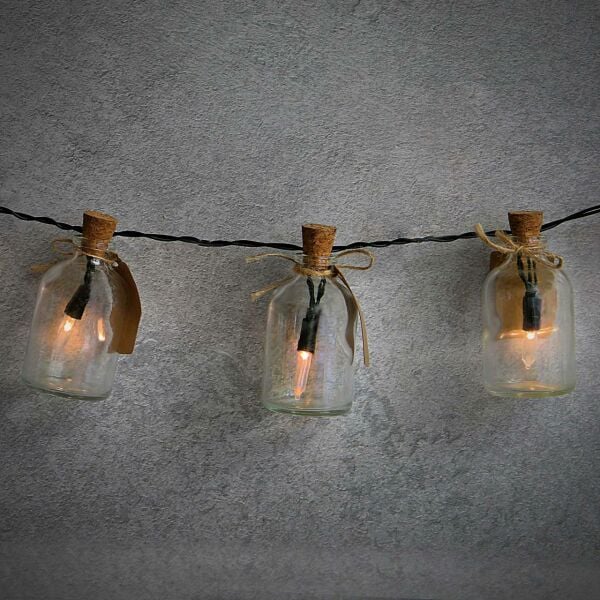 Borox Mantar Tıpalı Cam Şişe - Süs Hediyelik Mini Şişe 10 ml - Tıpalı Küçük Şişe 100 Adet/Paket