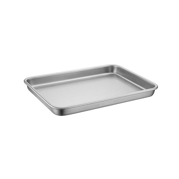 Borox Paslanmaz Çelik Laboratuvar Tepsisi 17L - Numune Taşıma Tepsisi - Numune Kabı - Tray