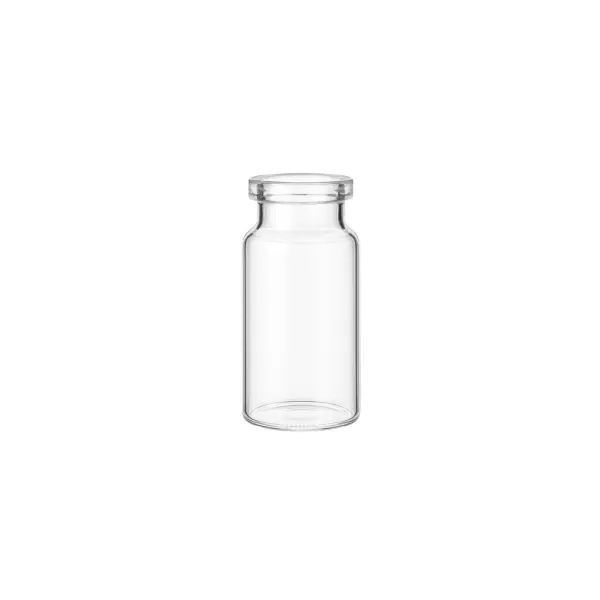 Borox Cam Şişe 10ml - Crimp Vial ND20 - Şeffaf - Dibi Düz - 100 Adet Toptan