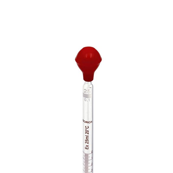 Borox Pipet Puarı 7ml - Kauçuk Puar - Pipette Bulbs Rubber