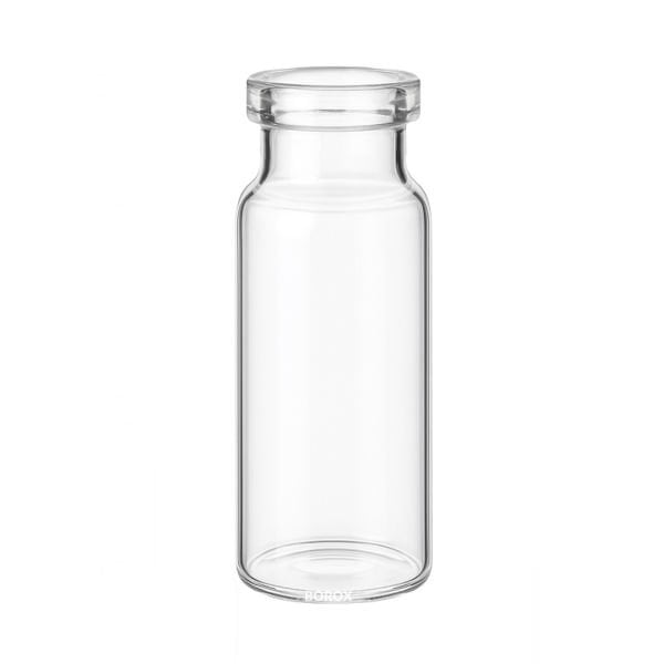 Borox Cam Vial 20 ml - Şeffaf - Crimp ND20 - 100 adet/paket