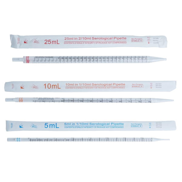 Serolojik Pipet 25ml - Steril Tek Kullanımlık 250Adet-Koli Toptan