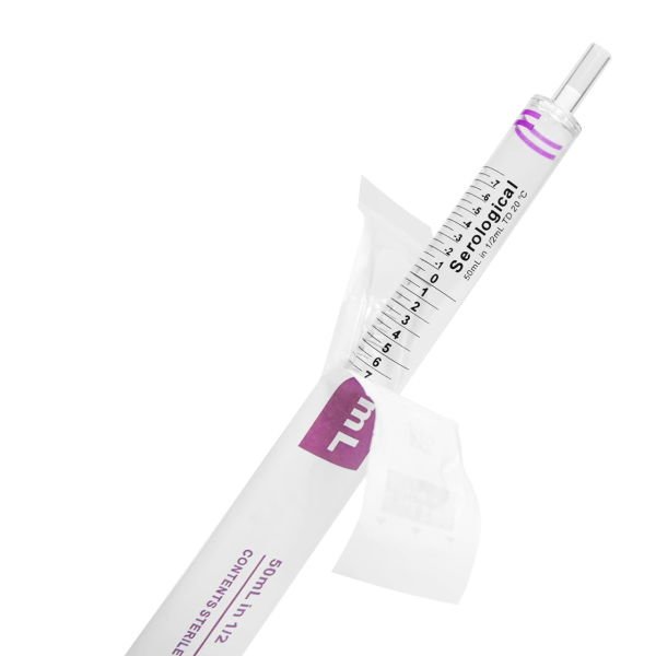 Serolojik Pipet 50ml - Steril Tek Kullanımlık 100Adet/Koli Toptan