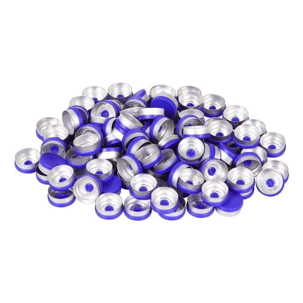 Borox Alüminyum Kapak 20mm Flakon Vial Kapağı Lacivert 100lü