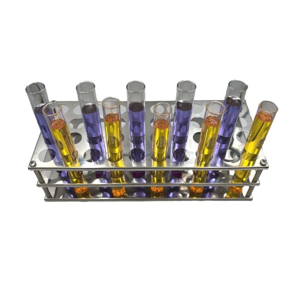 Borox Tüp Standı 40 Tüplük - Tüp Standı Paslanmaz Çelik 20mm - 10 Adet Toptan