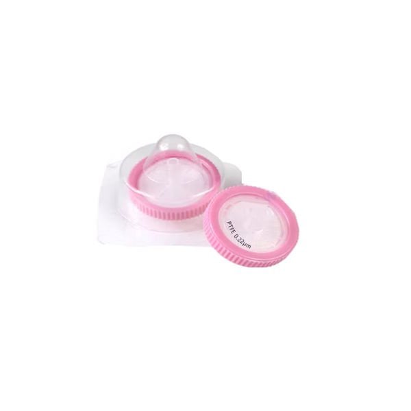 Borox PTFE Hidrofilik Şırınga Filtre - Steril 0.22µm - Pembe - 50 Adet