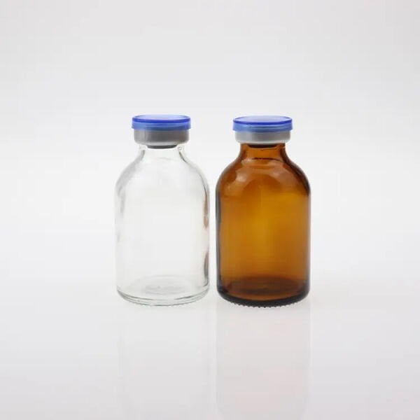 Borox Amber Cam Şişe 100ml - Flakon Şişe 100cc - 100Adet