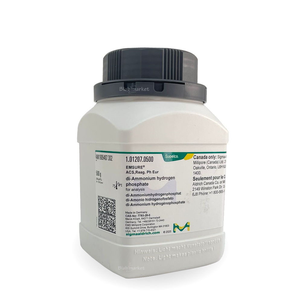 Merck 101207.0500 Amonyum Hidrojen Fosfat 500 g - di-Ammonium hydrogen phosphate for analysis EMSURE® ACS, Reag. Ph Eur
