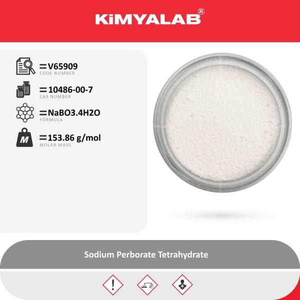 Kimyalab Sodyum Perborat Tetrahidrat 1 Kg - Sodium Perborate Tetrahydrate