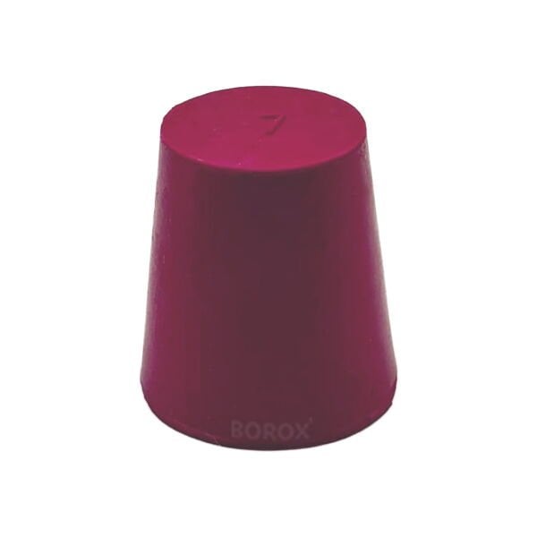 Borox Kauçuk Tıpa No 7 - 20x26x27,5mm NS 24/29 - 5Adet