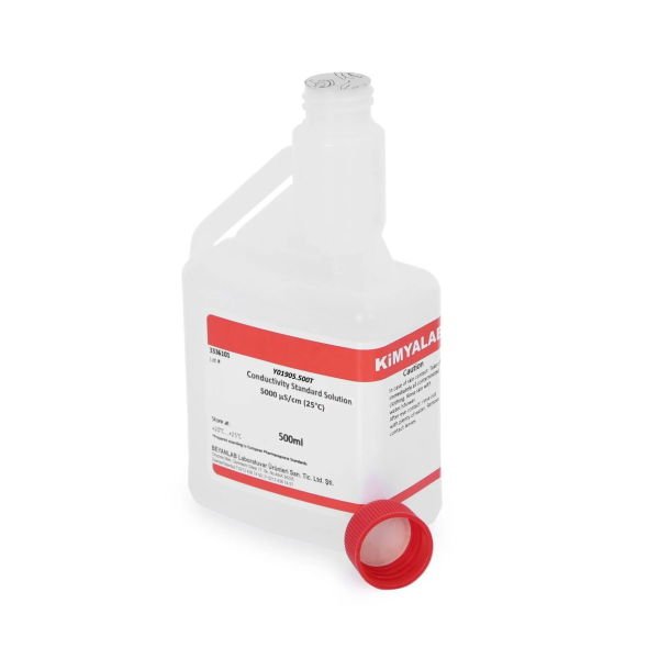 İletkenlik 5000 µS Kalibrasyon Çözeltisi - EC Metre - 500ml - 10 Adet Toptan