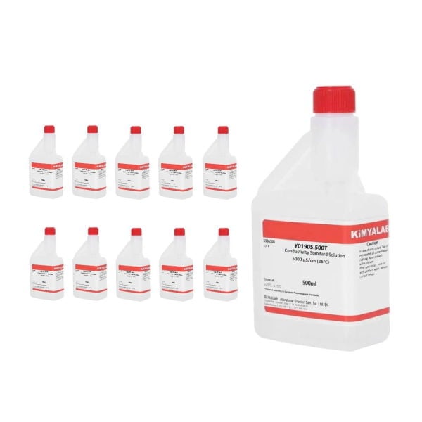 İletkenlik 5000 µS Kalibrasyon Çözeltisi - EC Metre - 500ml - 10 Adet Toptan