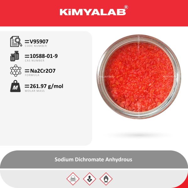 Kimyalab Sodyum Dikromat - Sodium Dichromate Anhydrous - 25 Kg-Koli Toptan
