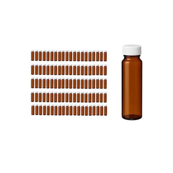 Borox Cam Vial 22 ml - Amber - Vida Boyun ND20 - 100 adet/paket