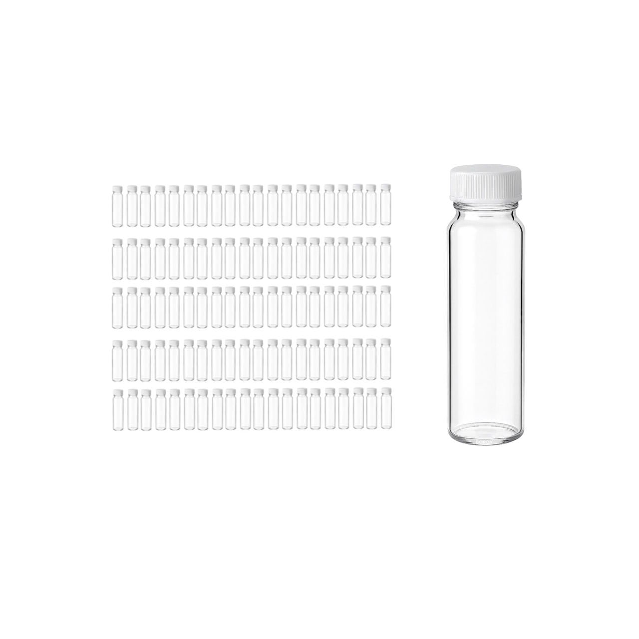 Borox Cam Vial 22 ml - Şeffaf - Vida Boyun ND20 - 100 adet/paket