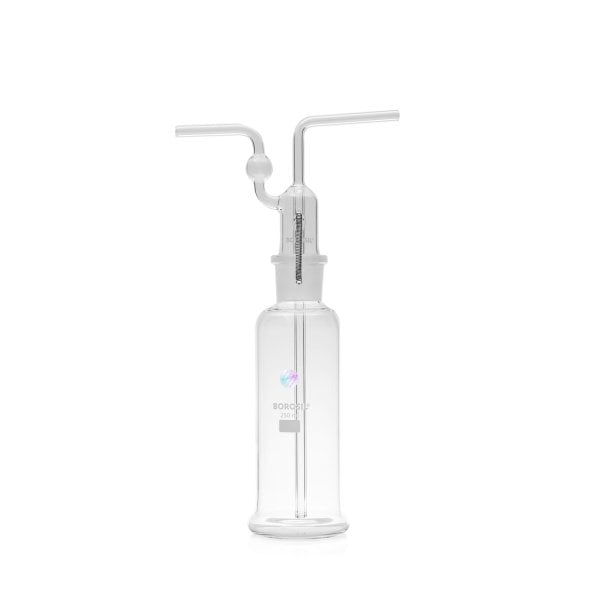 Borosil Gaz Yıkama Şişesi Başlıklı 29/32 Şilifli - 250 ml