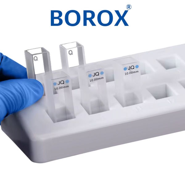 Borox Küvet Standı - Cuvette Rack - Spektrofotometre Küvet Standı - Küvet Stant - 10 Adet Toptan
