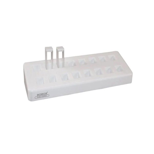Borox Küvet Standı - Cuvette Rack - Spektrofotometre Küvet Standı - Küvet Stant - 10 Adet Toptan