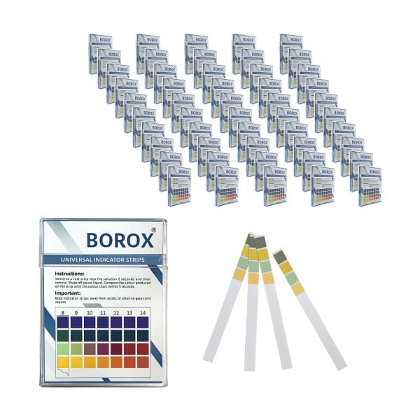 pH Kağıdı - İndikatör Test Kağıtları 0-14 pH Metre - 50 Adet