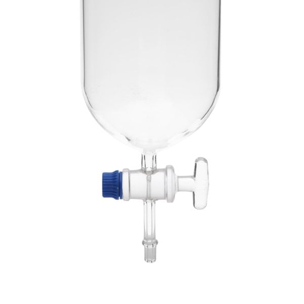 Borosil Gaz Numune Alma Kabı 1000 ml - Musluklu Cam Tüp