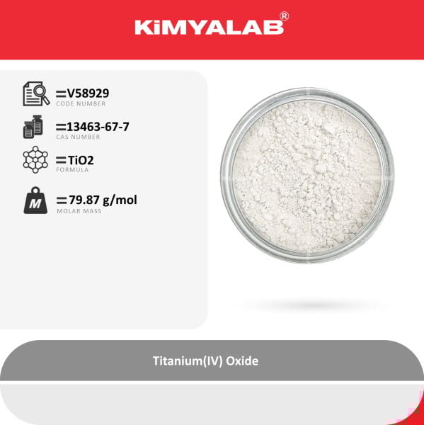 Kimyalab Titanyum Dioksit - Titanium IV Oxide - 25 Kg-Koli Toptan