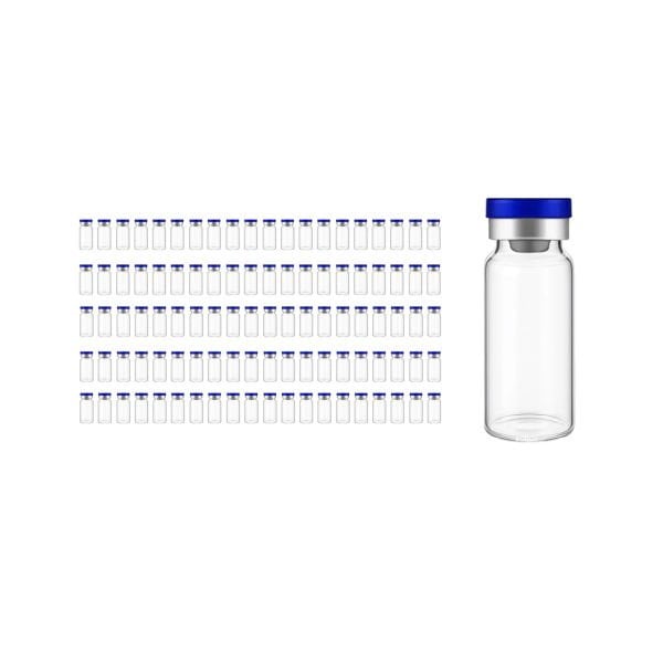 Borox Cam Vial 20 ml - Şeffaf - Crimp ND20 - 100 adet/paket