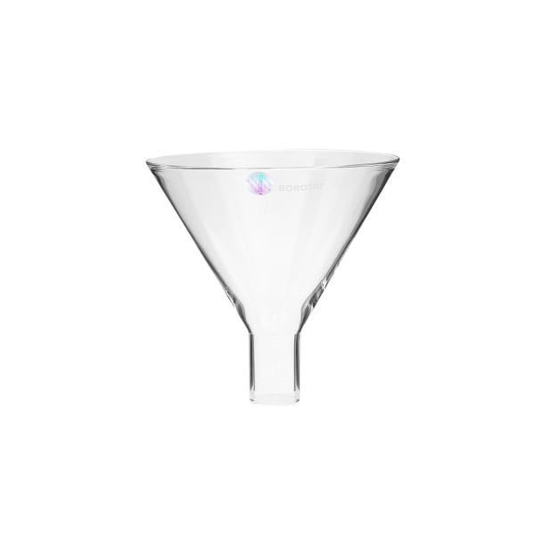 Borosil Cam Huni 125 mm - Geniş Ağızlı Huni - Toz Hunisi