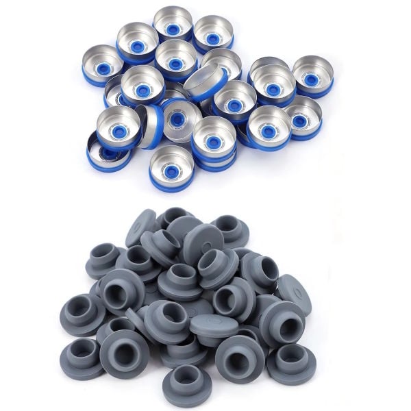 Borox Cam Vial 20 ml - Amber - Crimp ND20 - 100 adet/paket