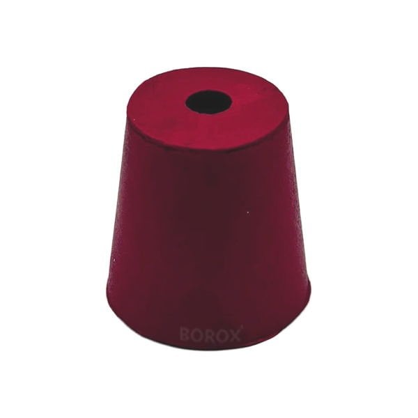 Borox Kauçuk Tıpa Delikli No 9 - 21,5x28x31mm - 5Adet