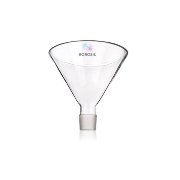 Borosil Cam Huni 125 mm - Geniş Ağızlı Huni - 29/32 Şilifli