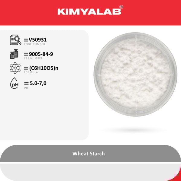 Kimyalab Buğday Nişastası - Wheat Starch - 4 Kg-HDPE Varil