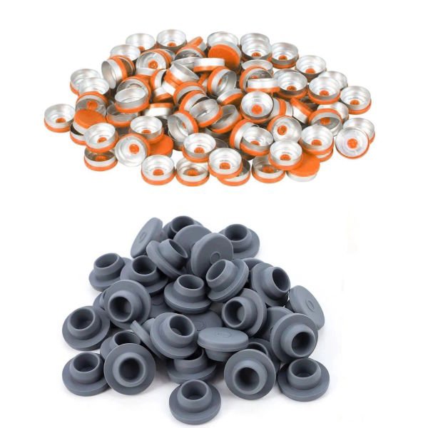 Borox Cam Vial 20 ml - Amber - Crimp ND20 - 100 adet/paket