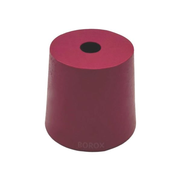 Borox Kauçuk Tıpa Delikli No 15 - 37x44x41mm NS 40/38 - 5Adet