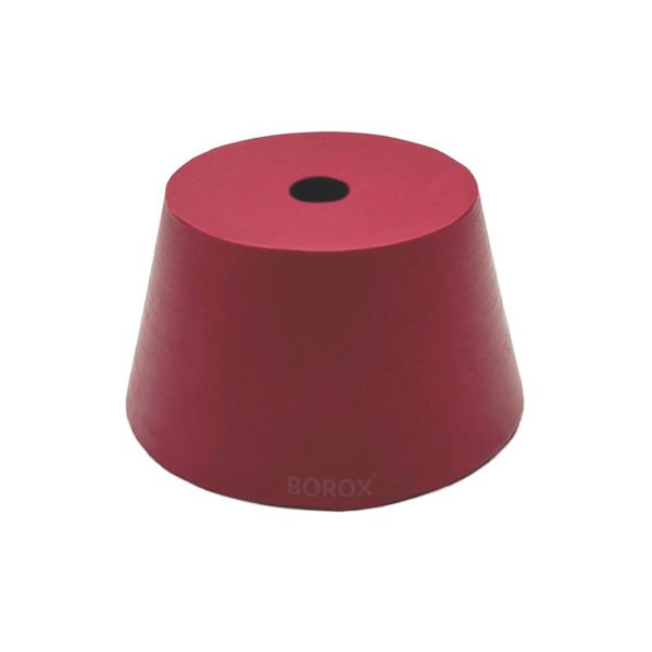 Borox Kauçuk Tıpa Delikli No 23 - 59x72x42mm - 5Adet