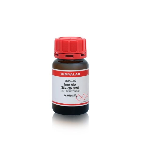 Kimyalab Turuncu Toz Gıda Boyası E102+E124 100gr - Sunset Yellow Dye Powder - Toz Renklendirici