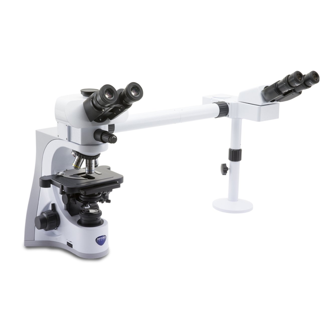 OPTIKA B-510-2 - 2 Başlıklı Eğitim Araştırma Mikroskobu - Trinoküler Mikroskop 1000x