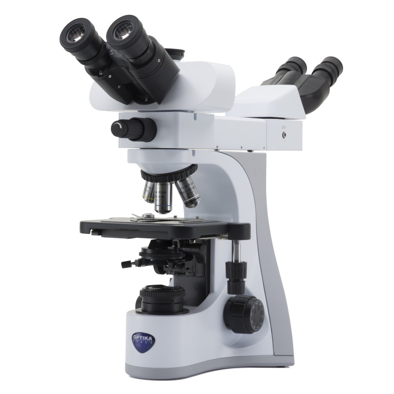 OPTIKA B-510-2F - 2 Başlıklı Eğitim Araştırma Mikroskobu - Trinoküler Mikroskop 1000x