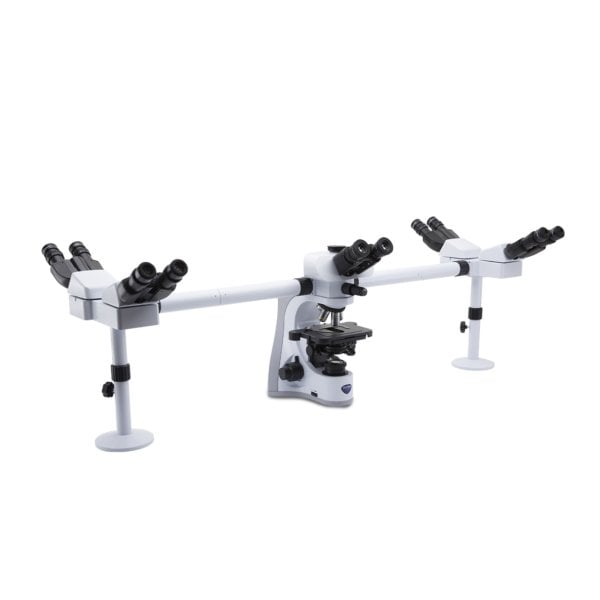 OPTIKA B-510-5 - 5 Başlıklı Eğitim Araştırma Mikroskobu - Trinoküler Mikroskop 1000x