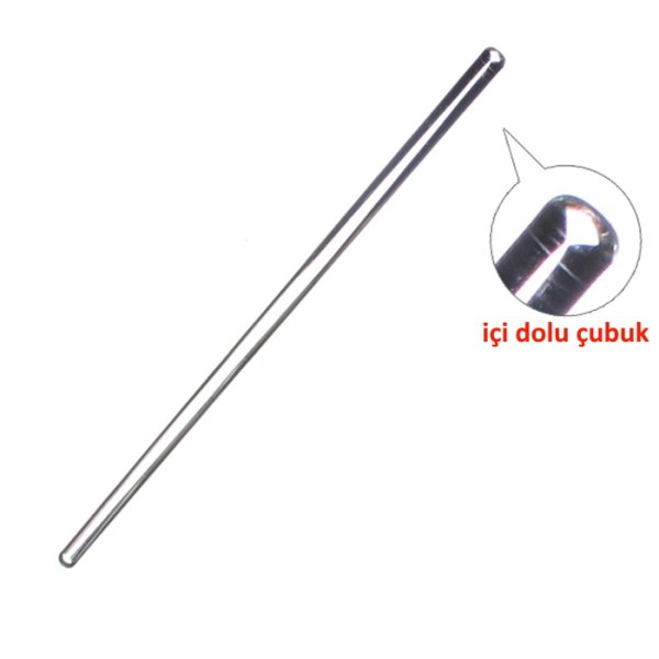 Borox Cam Baget 7x300mm - İçi Dolu Çubuk Stirring Bar 100Adet